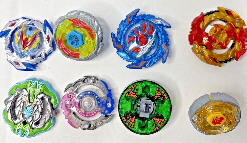 Lote de peonzas Beyblade Burst – Hasbro Takara Mix Achilles Spryzen Valkyrie Luin imagen 2