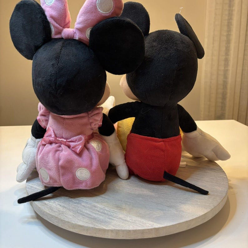 Disney Soft Minnie And Mickey Mouse Plush image 4