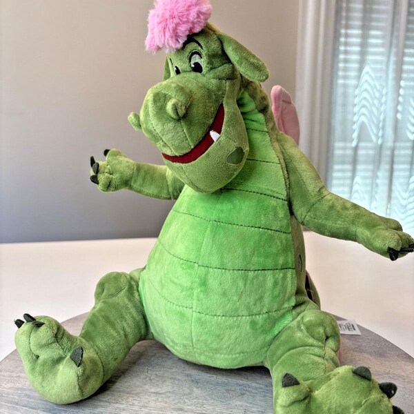 Vintage Disney Pete’s Dragon Elliott Green Dragon Plush Stuffed Animal Large