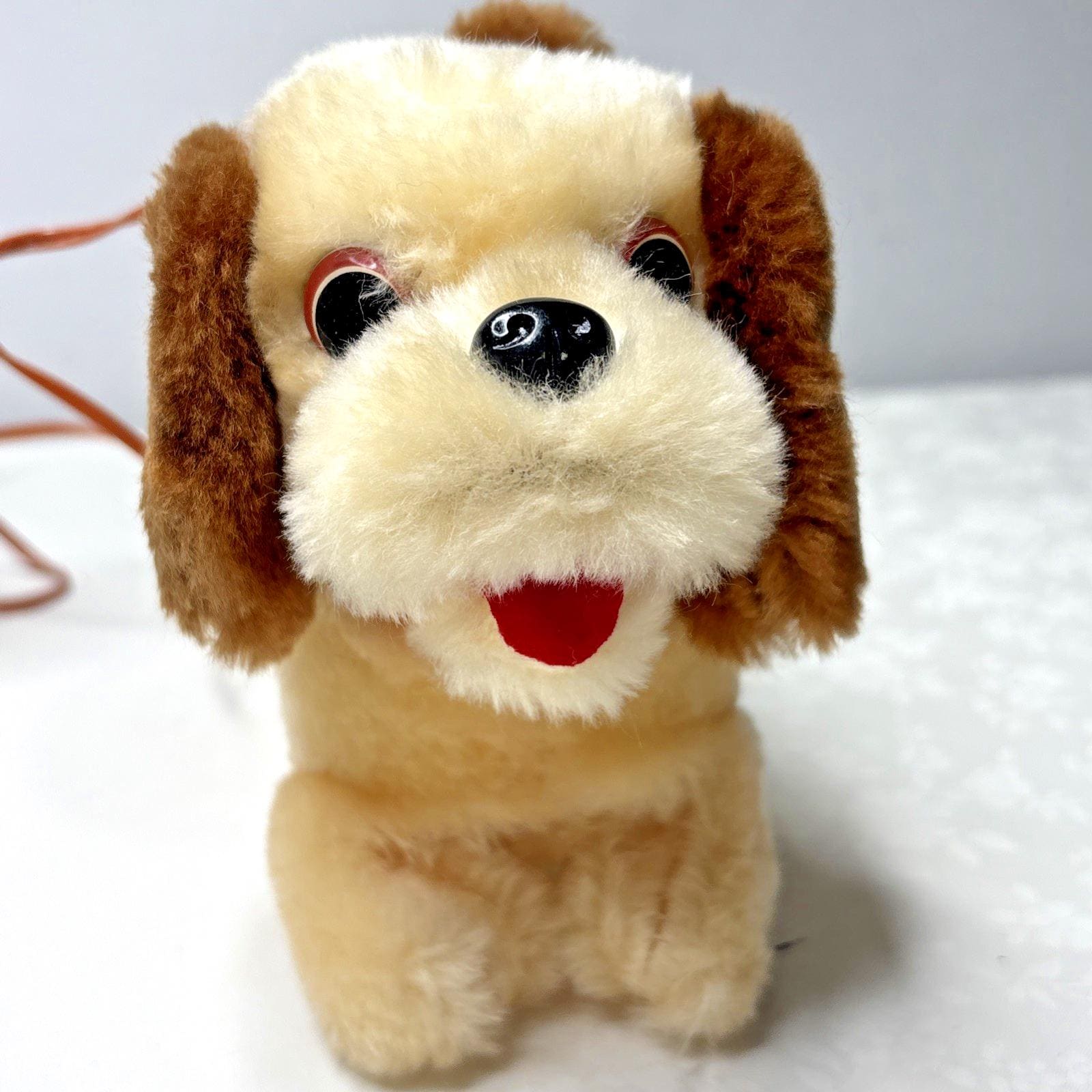 1980s Peppy Puppy Battery Operated Remote Control Plush Dog W/ Box
