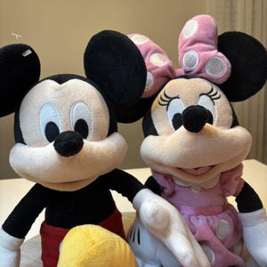 Disney Soft Minnie And Mickey Mouse Plush image 3