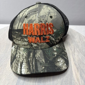 Harris Walz Camo Hat Kamala Tim Walz 2024 Election campaign Cap