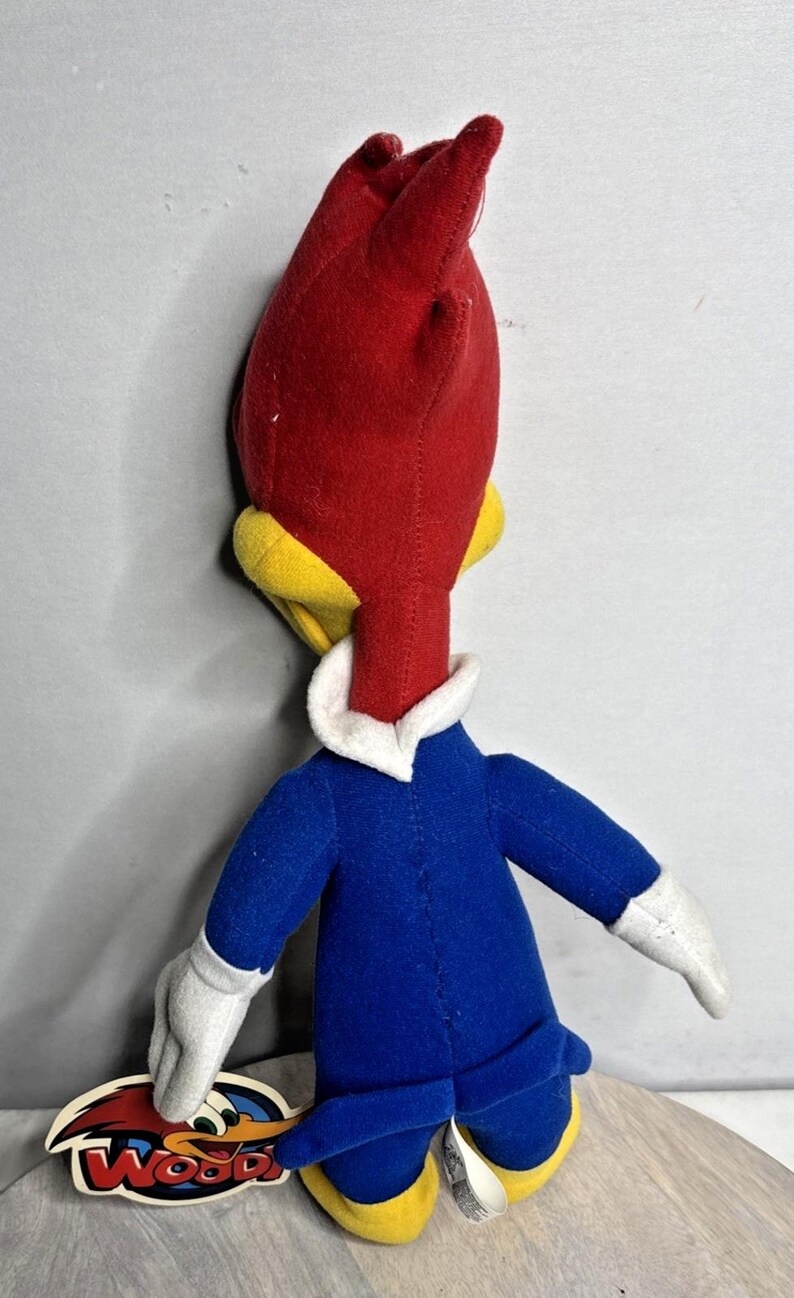 Peluche de pájaro carpintero Woody Kellytoy 2006, personaje de dibujos animados, animal de peluche imagen 4
