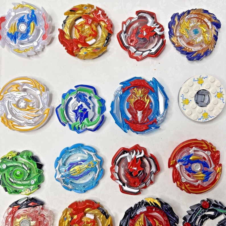 Lote de peonzas Beyblade Burst – Hasbro Takara Mix Achilles Spryzen Valkyrie Luin imagen 3