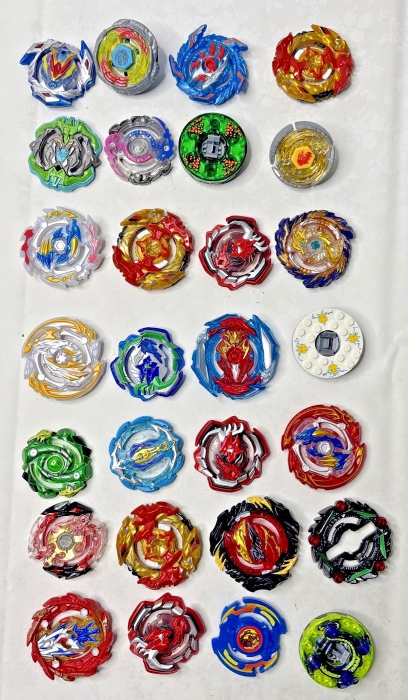 Lote de peonzas Beyblade Burst – Hasbro Takara Mix Achilles Spryzen Valkyrie Luin imagen 1