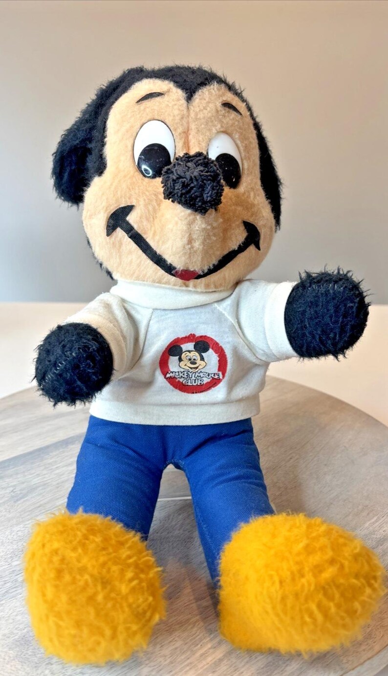 Vintage Mickey Mouse Plush Disneyland Resort Stuffed Toy Walt Disney Parks image 2
