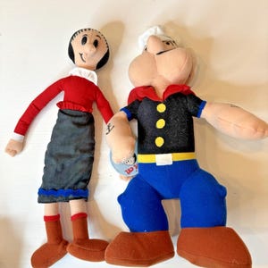 Vintage Popeye Plush - Etsy