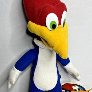 Peluche de pájaro carpintero Woody Kellytoy 2006, personaje de dibujos animados, animal de peluche imagen 1