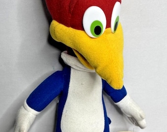 Peluche de pájaro carpintero Woody Kellytoy 2006, personaje de dibujos animados, animal de peluche