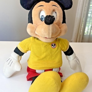 Talking Mickey Mouse Cassette Player Plush World Wonder DNW image 1