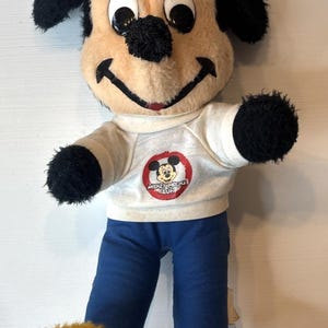 Vintage Mickey Mouse Plush Disneyland Resort Stuffed Toy Walt Disney Parks image 9