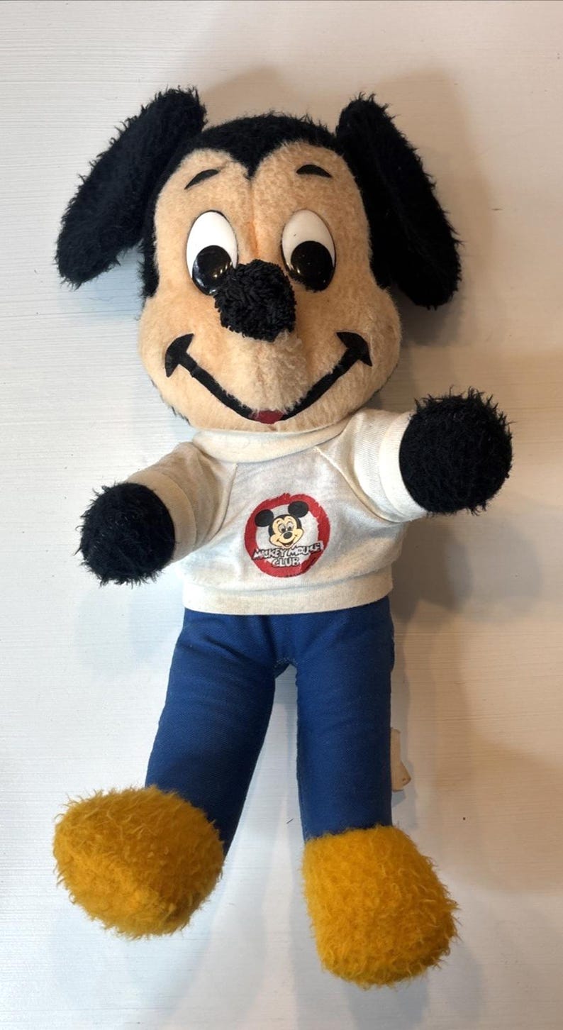 Vintage Mickey Mouse Plush Disneyland Resort Stuffed Toy Walt Disney Parks image 9