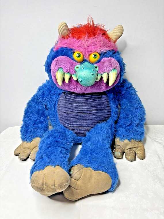 Vintage 1985 My Pet Monster Plush Amtoy 24in Big Original No