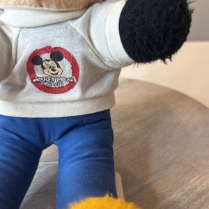 Vintage Mickey Mouse Plush Disneyland Resort Stuffed Toy Walt Disney Parks image 4