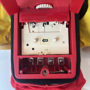 Talking Mickey Mouse Cassette Player Plush World Wonder DNW image 9