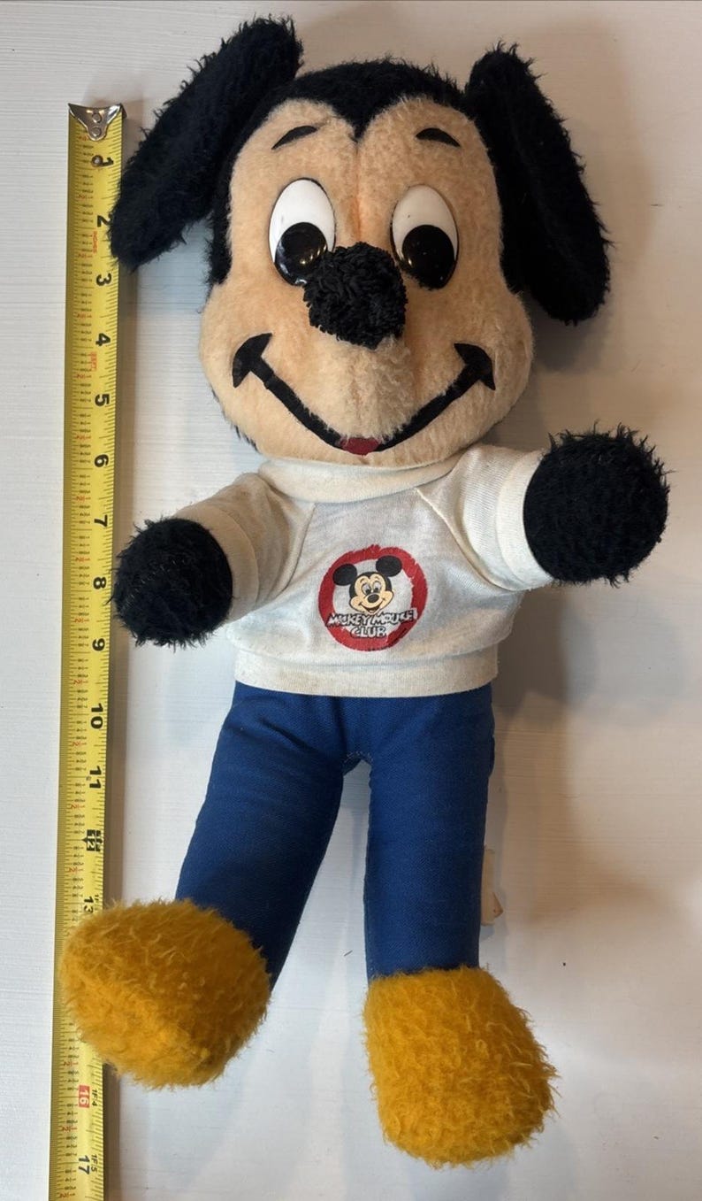 Vintage Mickey Mouse Plush Disneyland Resort Stuffed Toy Walt Disney Parks image 10