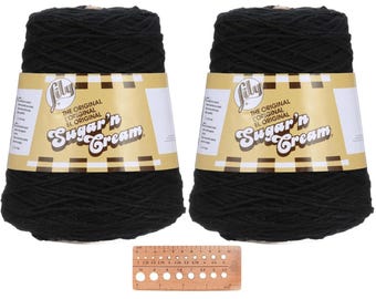 Lily Sugar 'n Cream Cotton Yarn - 2 Cones
