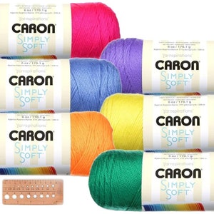 Caron Simply Soft Yarn Assortment (Neon)
