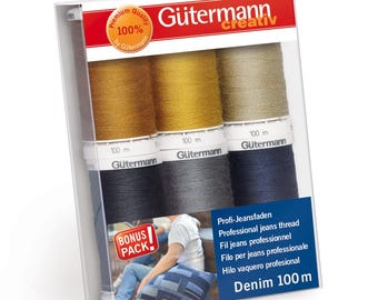Gutermann Thread Denim 6 SPLS Denim Multicoloured