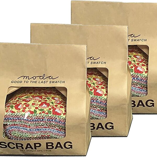 Fabric Scrap Bag Etsy