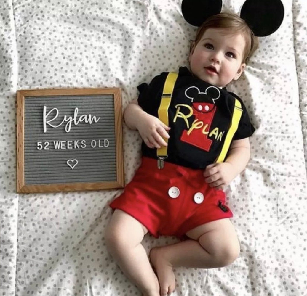 mickey mouse 1st birthday dress