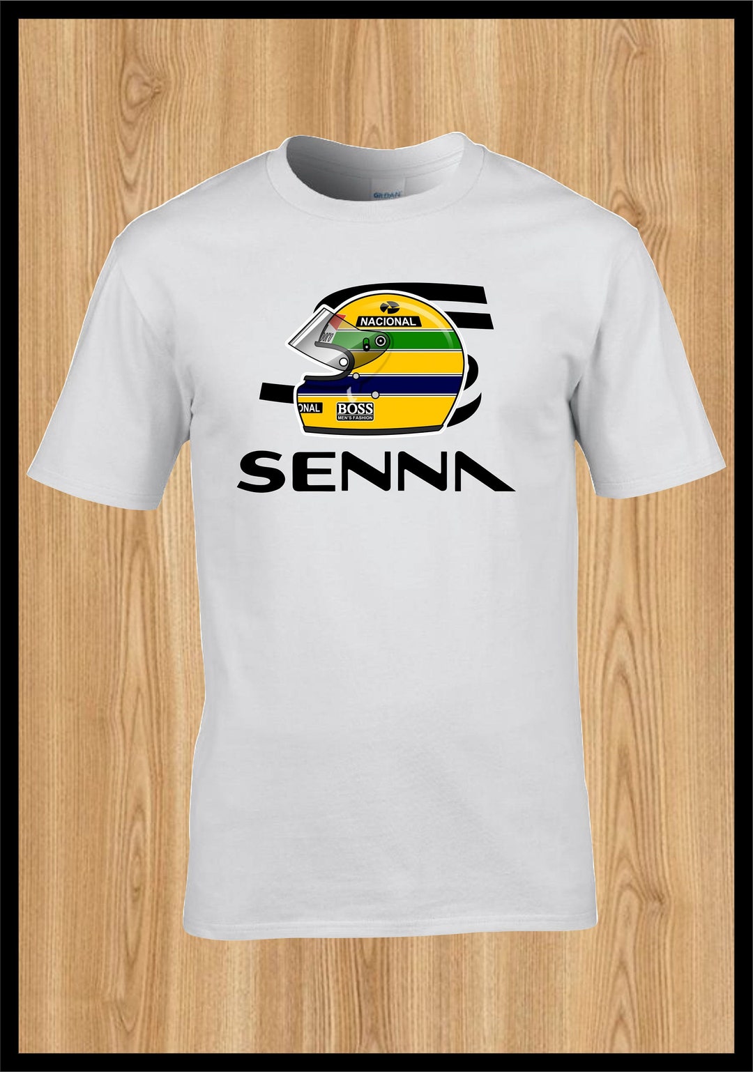 Ayrton Senna Helmet Tshirt F1 Formula 1 Mclaren Design Motor Etsy