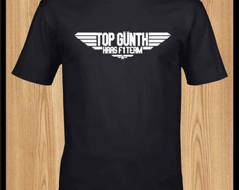 トップ ギュンター ギュンター シュタイナー Tシャツ ハース F1 フォーミュラワン モーター レーシング