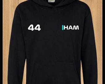 Lewis Hamilton LH 44 Hoodie Hoody F1 Formula 1 Racing  Sweatshirt Mercedes - Free UK Delivery