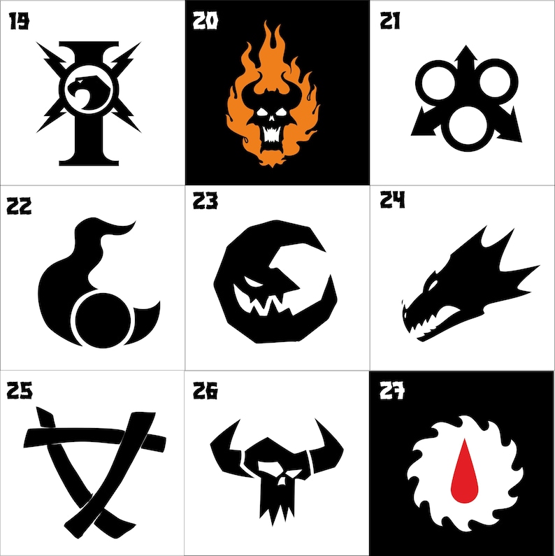 Vassoio per dadi personalizzato - Giochi da tavolo Giochi da tavolo Wargames Clan Sigillo Logo Esercito / Diverse opzioni di colore - Messaggio per la tabella di progettazione immagine 5