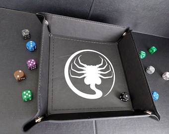 Alien Facehugger  Dice Tray - Table Top Gaming Board Games