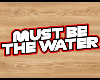 Must be the water Sticker Decal Ferrari F1 Formula One Motor Racing Charles Leclerc CL16