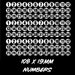 thumbnail image 2 of Scalextric Race Numbers 1-24 Decal Stickers – 1/32 Scale Slot Car For Carrera Models – X72 2 of 3