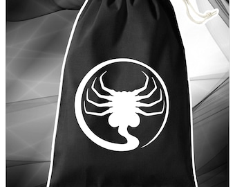 Alien Facehugger Dice Bag - Table Top Gaming Board Games Wargames Clan Sigil Logo Army Clan