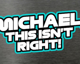 Toto Wolff 'Michael This Isn't Right' F1 Sticker
