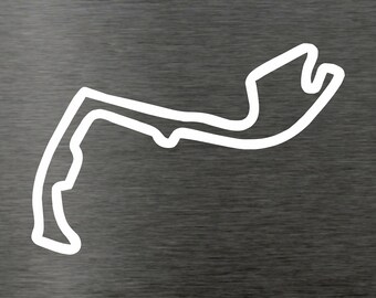 Monaco track silhouette vinyl decal - F1 Motor racing BTCC GT Moto GP gt lmp