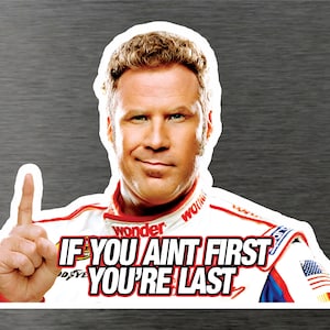 Sticker autocollant Nascar Talladega Nights, Ricky Bobby