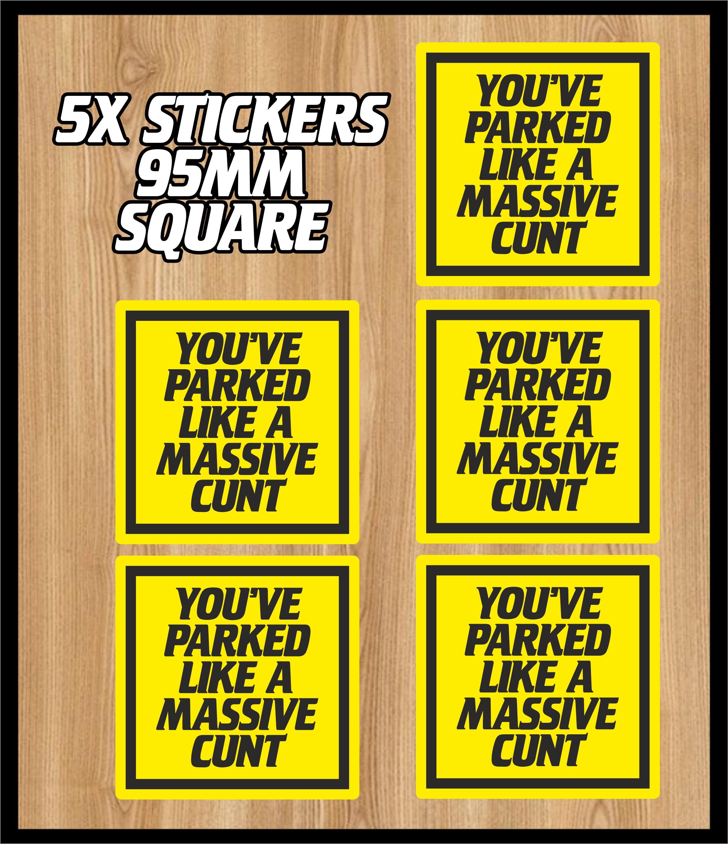 100 Cartes De Stationnement Drôles – « Vous êtes Garé Comme Un Idiot » Anley, Humour Assuré