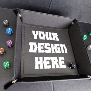 Custom Dice Tray - Table Top Gaming Board Games Wargames Clan Sigil Logo Army / Multiple colour options available