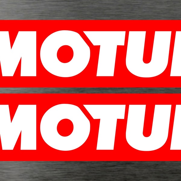 Motul Sticker Motor Racing F1 le Mans V8 Supercars x2