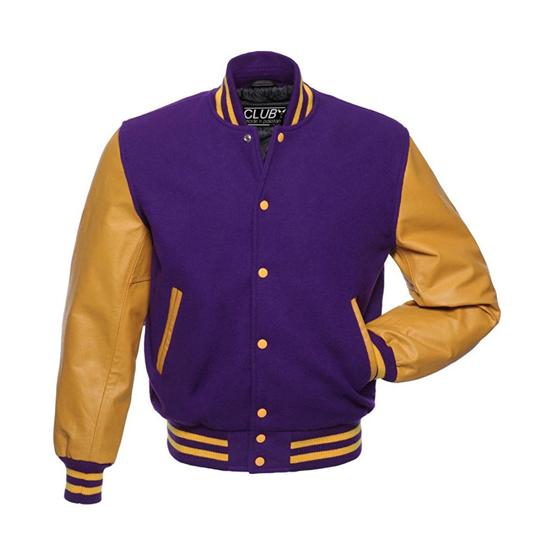Varsity Jacket Bomber Jacket Baseball Embroidery Varsity Etsy