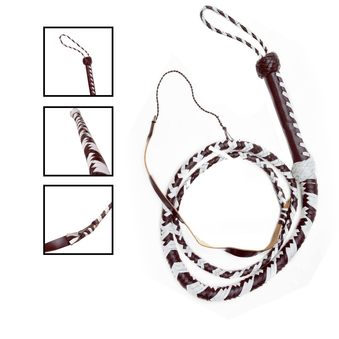 Indiana Jones Whip Indiana Jones Style 4 Foot 8 Plait Natural