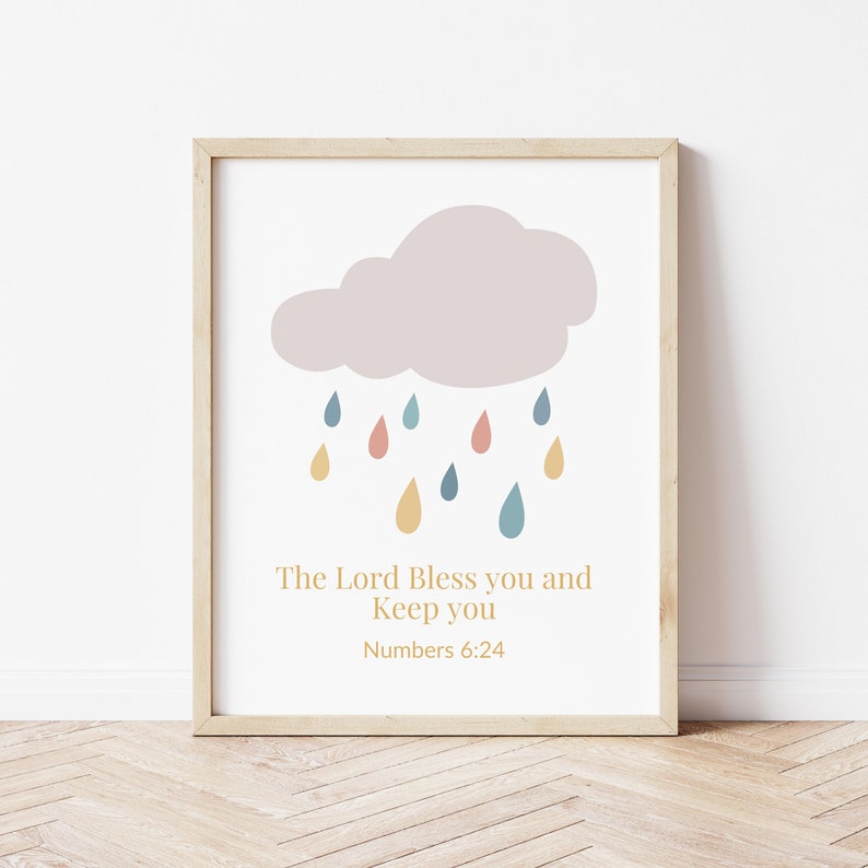 Christian Nursery Decor Christian Baby Gift Christian Etsy