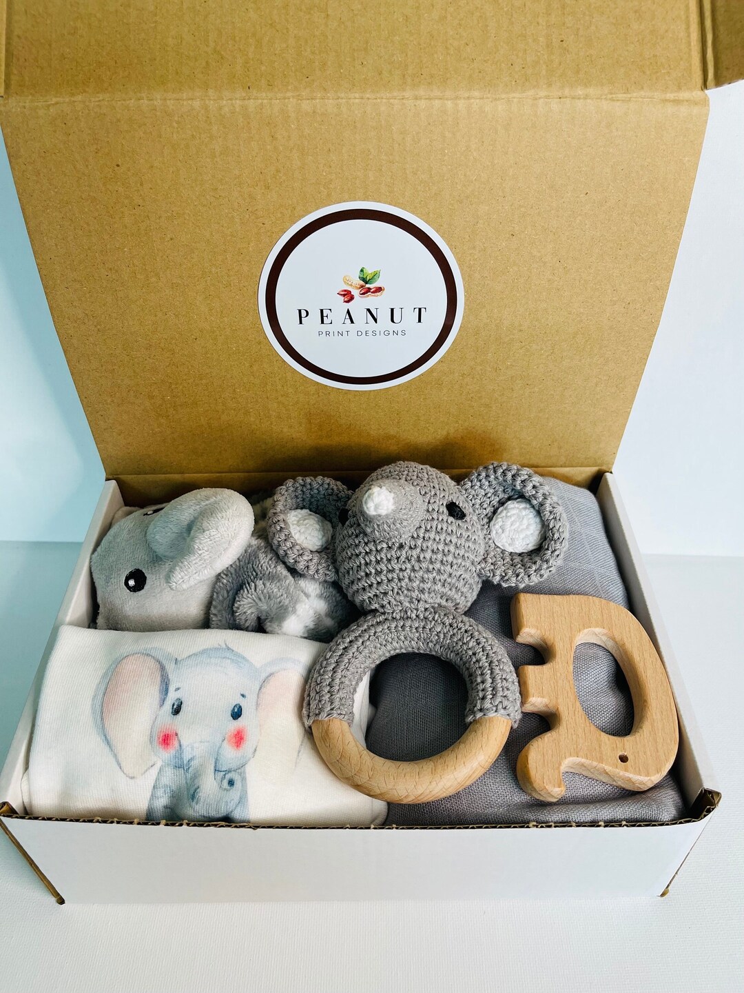 Baby Shower Gift Box Christian Baby Shower Gift Baby Gift Etsy