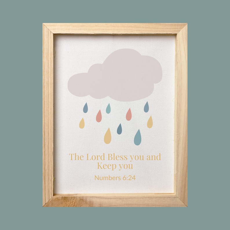 Christian Nursery Decor Christian Baby Gift Christian Etsy