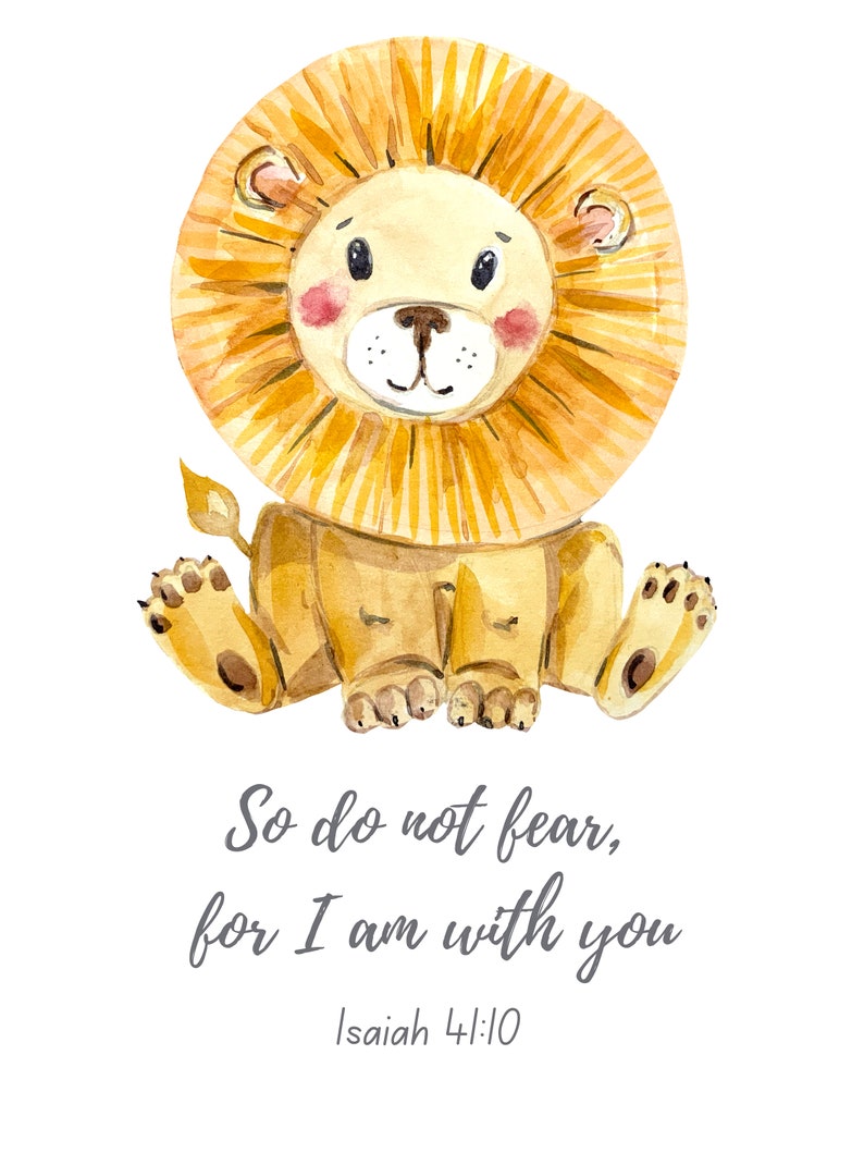 Christian Baby Shower Gift Scripture Baby Gift Christian Nursery Art