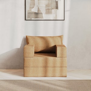 Modular Floor Sofa, Custom Floor Seating, Floor Sectional, Seat Bed for Kid’s Room, Reading Nook, Modern Living Room (L Shaped or U Shaped)