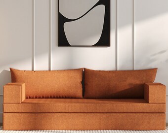 Modular Floor Sofa, Custom Arabic Majlis, Sectional Sofa, L/U Shaped