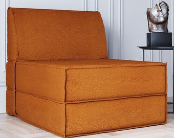 Arabic Floor Sofa Bed, Foldable, Foam & Veneer, Customizable Colors, Removable Covers, Firm/Medium Foam, Meditation Cushion, Reading Nook