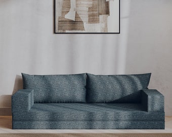 Modular Floor Sofa, Customizable Lounger, Reading Nook Seating