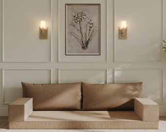 Modulares Kinderspielsofa | Anpassbare Bodensitzmöbel mit waschbarem Bezug